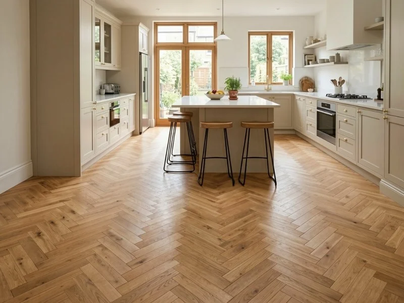 Herringbone in a London kitchen
