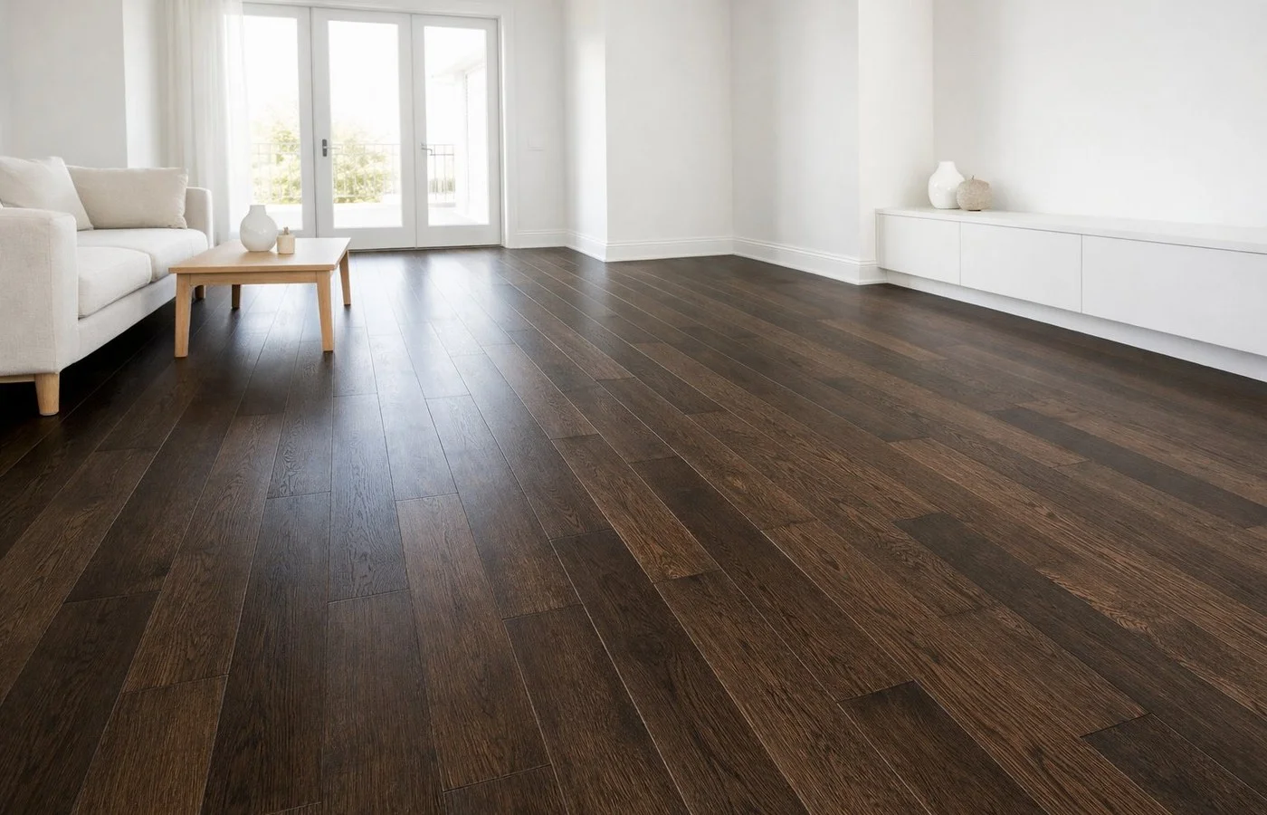 The Case for Dark Oak in a Pale Interior