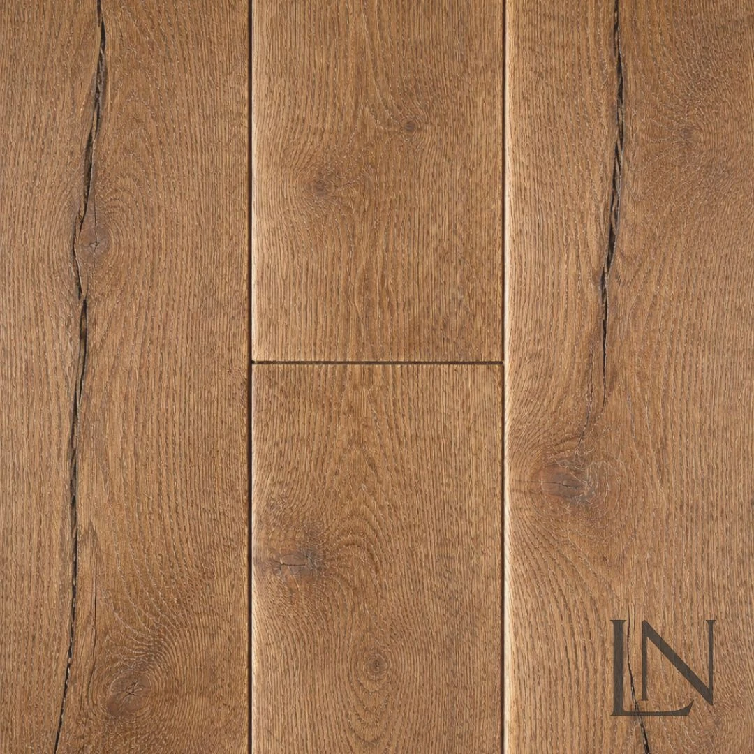 LN06 Antique Bronx Golden Oak engineered oak flooring 190mm