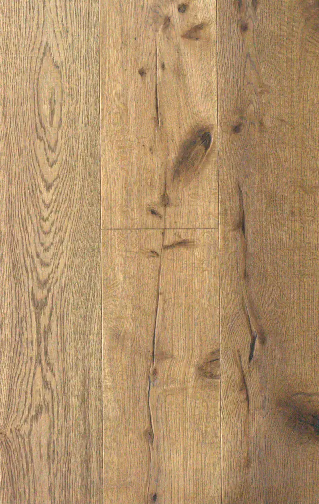Barn Oak engineered oak 200mm plank flooring, LIGNORA LN454