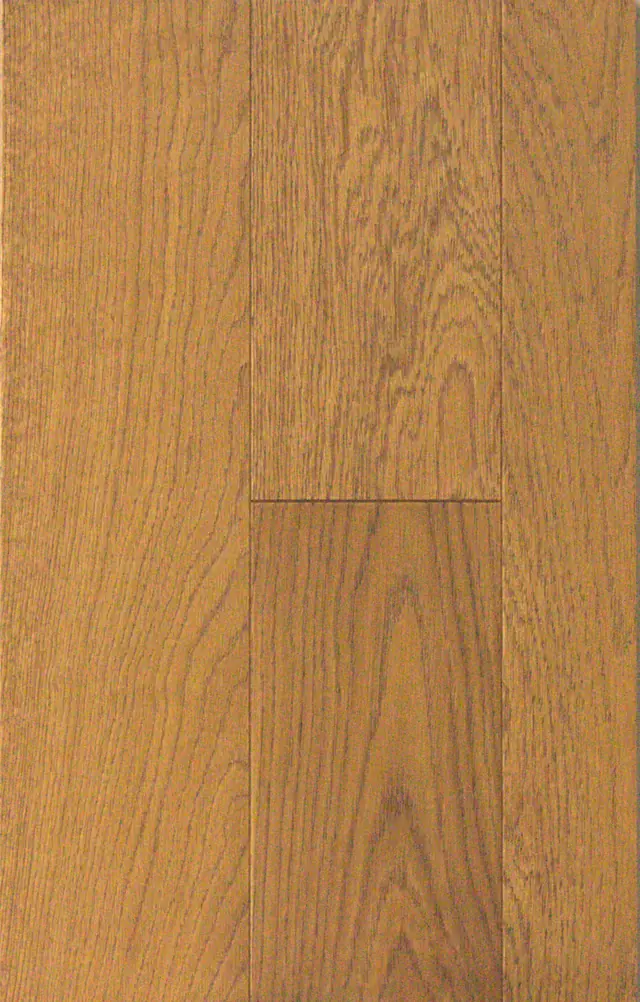 Golden Oak engineered oak 150mm random-length plank flooring, brushed matt lacquered finish, LIGNORA LN146