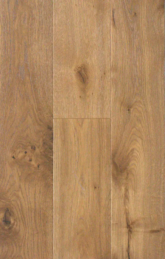 Library Oak engineered oak 190mm plank flooring, smoked, brushed and UV lacquered finish, LIGNORA LN379