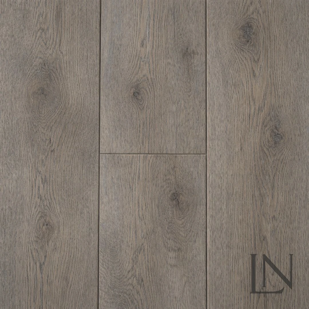 LN02 Midnight Grey Oak engineered oak flooring 190mm