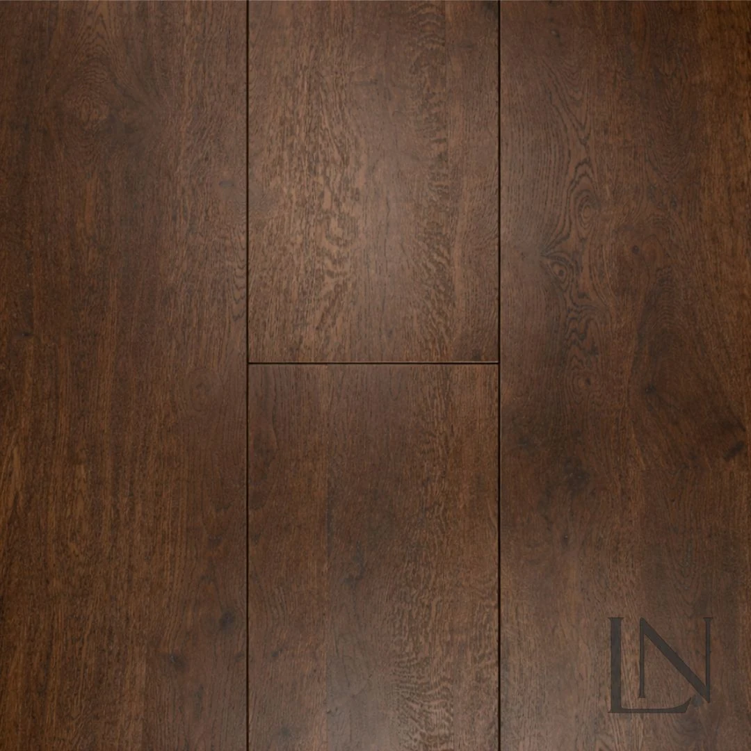 LN03 Mocha Oak engineered oak flooring 190mm