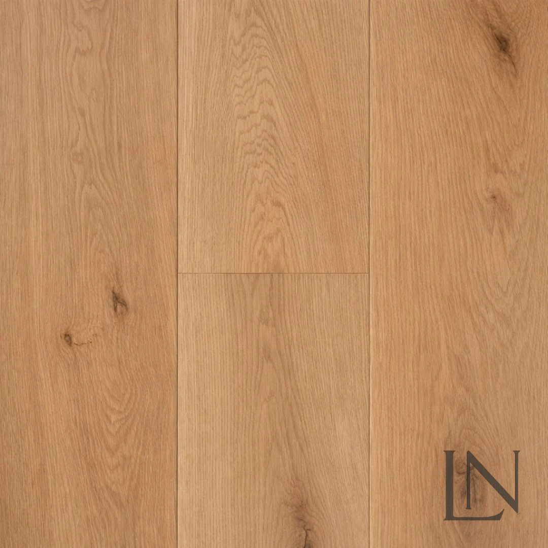 LN11 Natural Oak Smooth Oiled engineered oak flooring 190mm