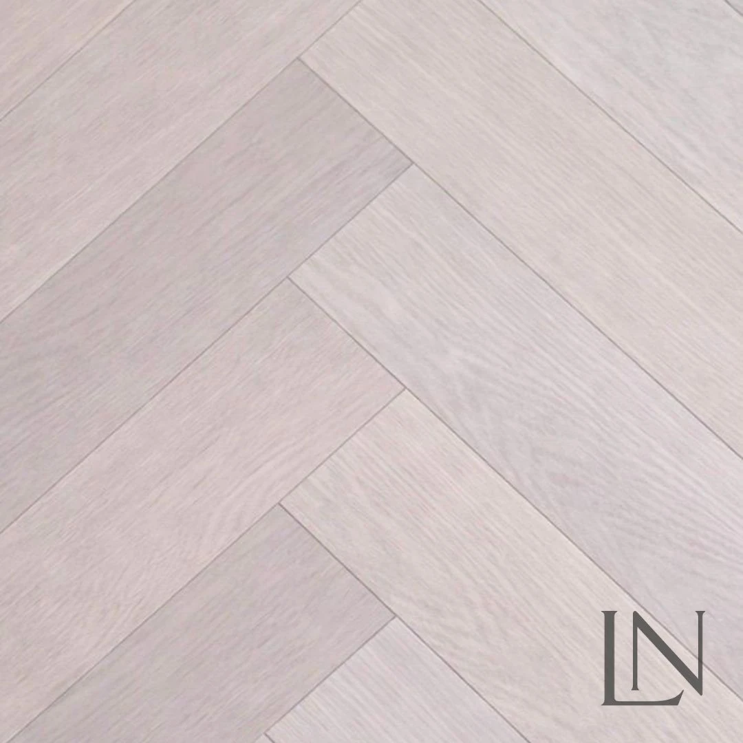 Oak Herringbone White Oiled 90x450mm