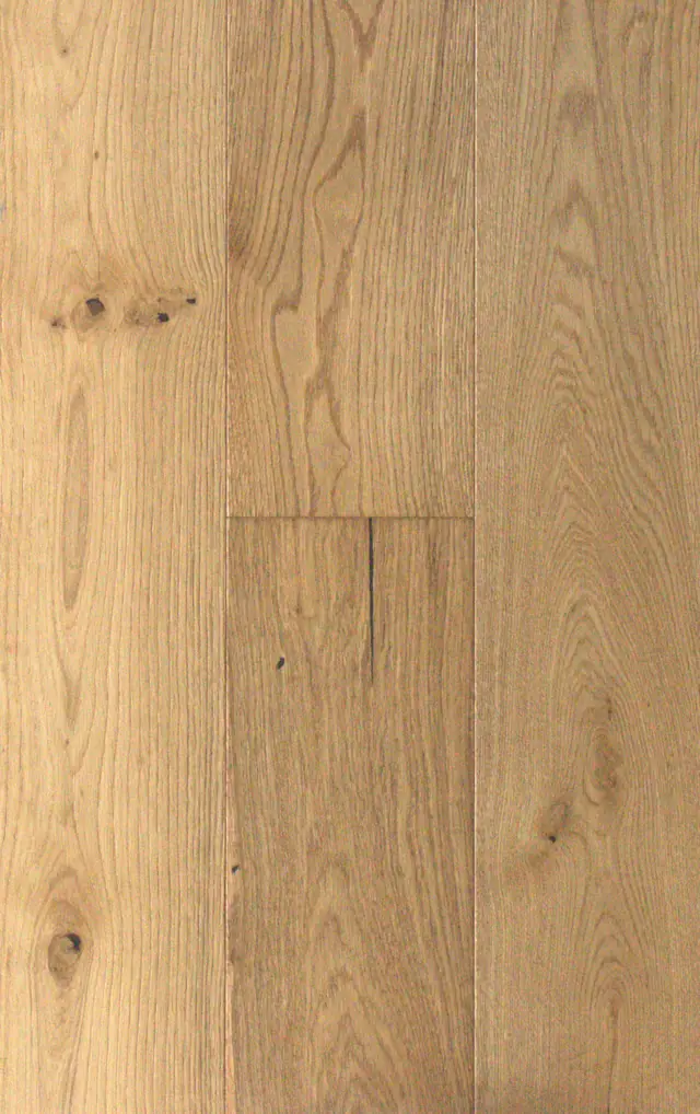 Toffee Oak engineered oak 190mm plank flooring, light smoked, brushed and UV lacquered finish, LIGNORA LN420