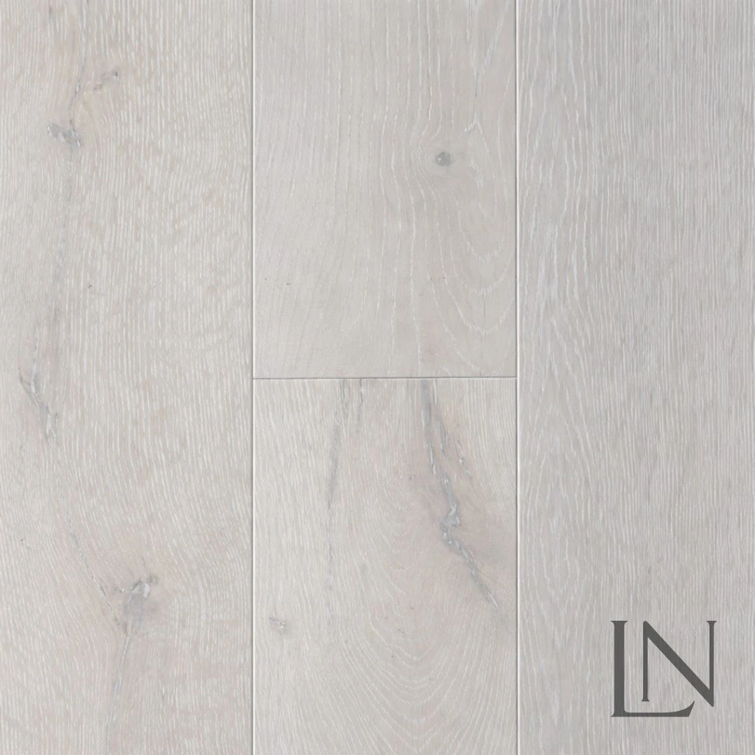LN01 White Washed Oak engineered oak flooring 190mm