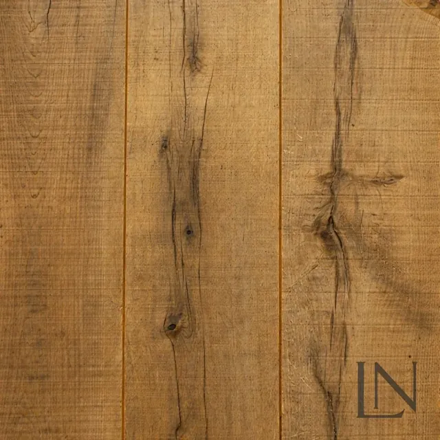 Rustic Warm Natural reclaimed Victorian oak plank flooring, LIGNORA LNR192